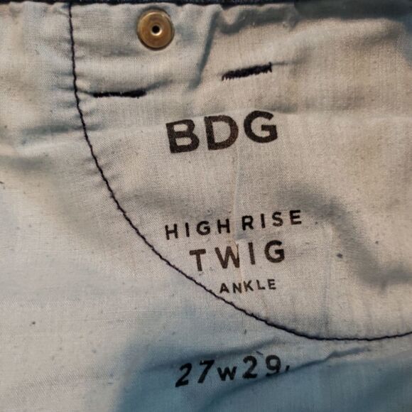 BDG Jeans Size 27 High Rise Twig Ankle Skinny Jeans Urban Outfitters Denim Pants - Picture 6 of 8